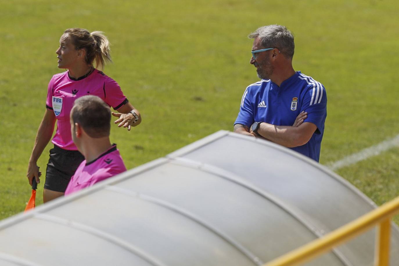 Real Oviedo | Bolo: «Hoy hemos dado un paso adelante en cuanto a la presión»