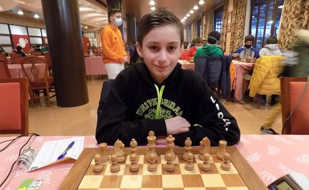 Lionel Sierra, mejor asturiano en el Nacional sub 14