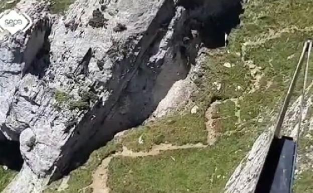 Sábado complicado en la montaña asturiana: tres heridos mientras hacían deporte en Aller y Quirós