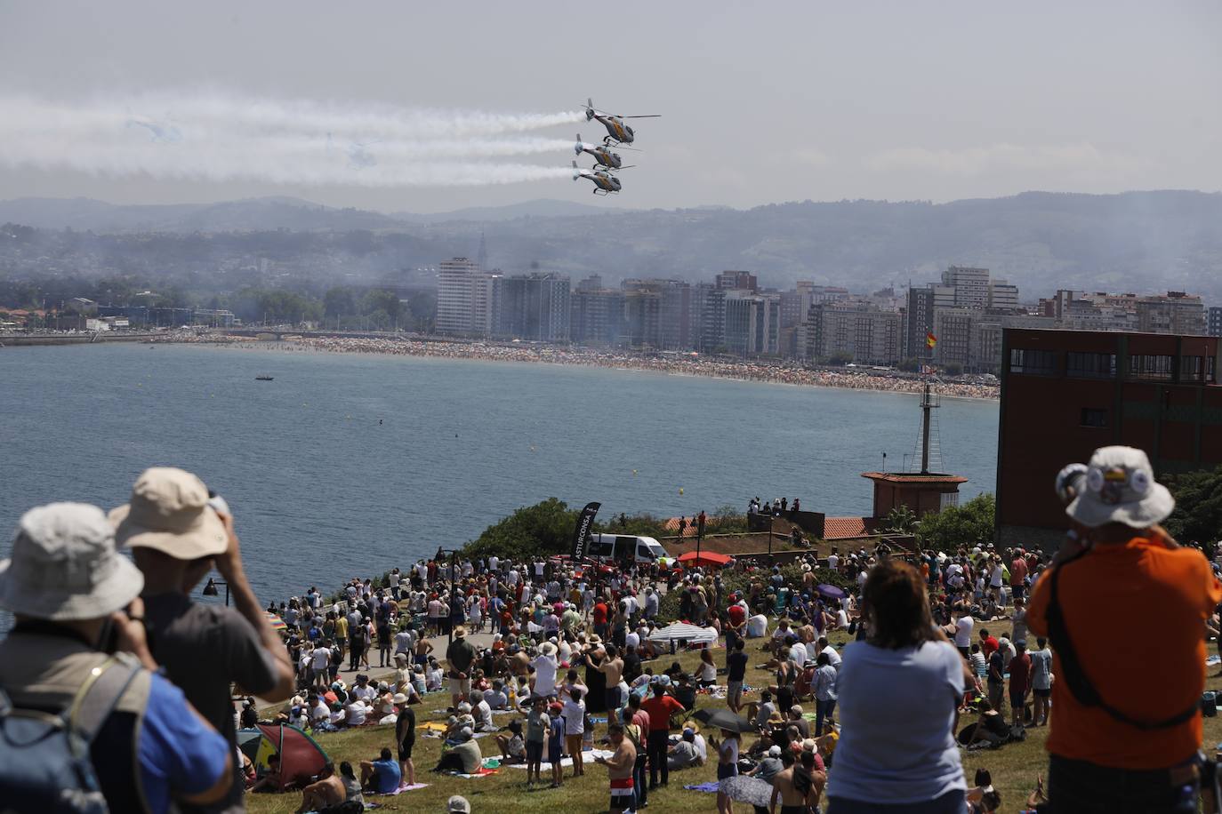 Multitudinario y espectacular Festival Aéreo de Gijón