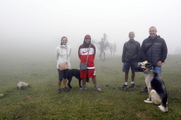 «Hemos venido buscando esta niebla»