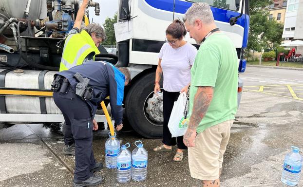 El Ayuntamiento de Llanera establece varios puntos de recogida de agua