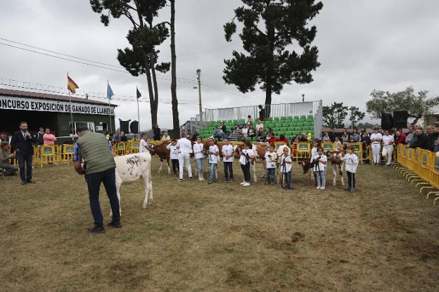 Los más pequeños exhiben el manejo de las xatinas