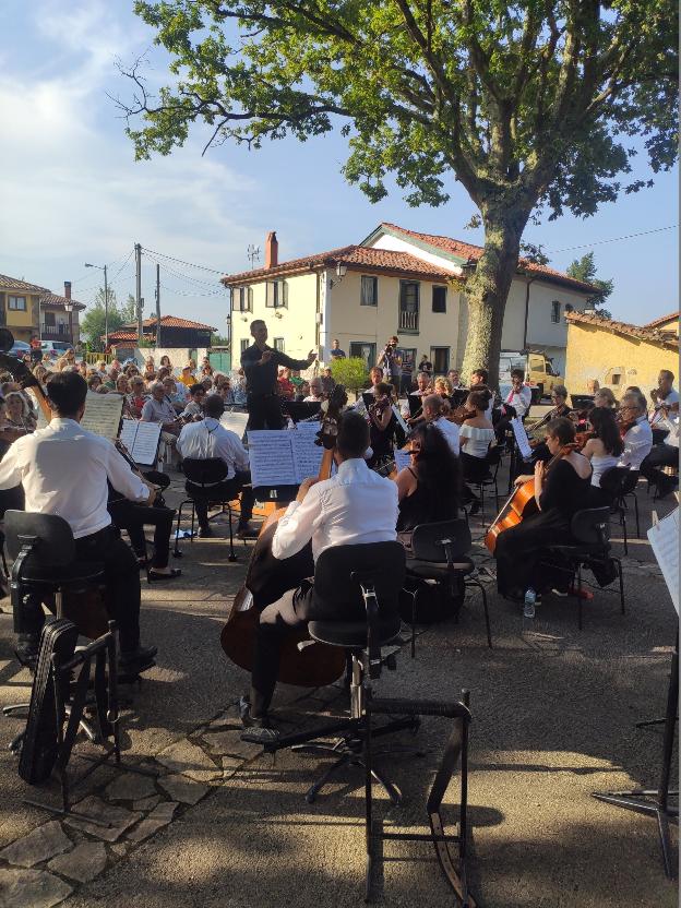 Actuación de la OSPA, en Torazo