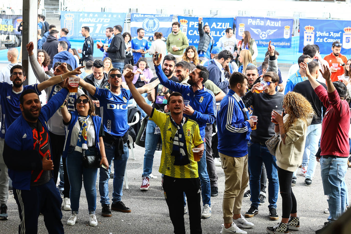 La Asociación de Peñas del Real Oviedo recupera las líneas azules: ya hay once confirmadas