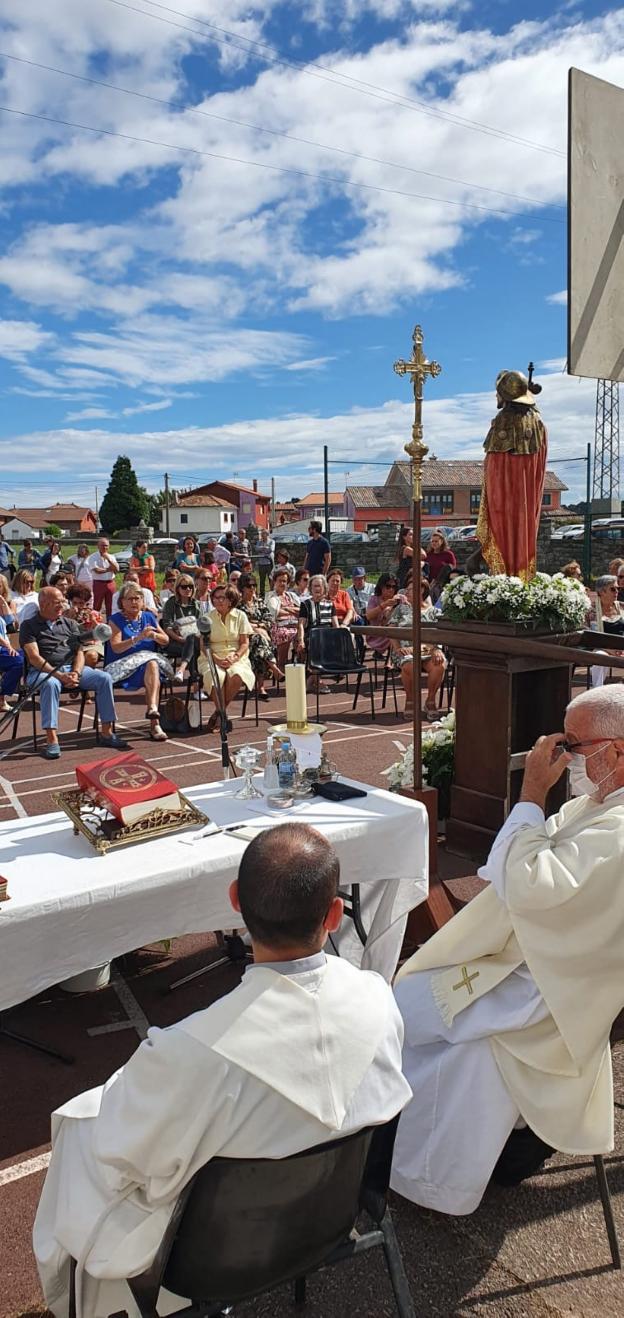 Misa por San Roque en Ranón