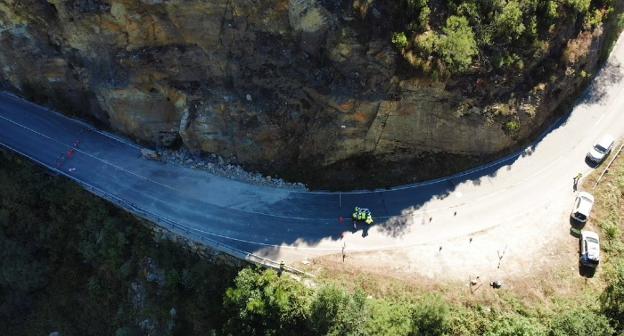 «La AS-29 abrirá cuando aseguremos que no se produzcan más argayos»