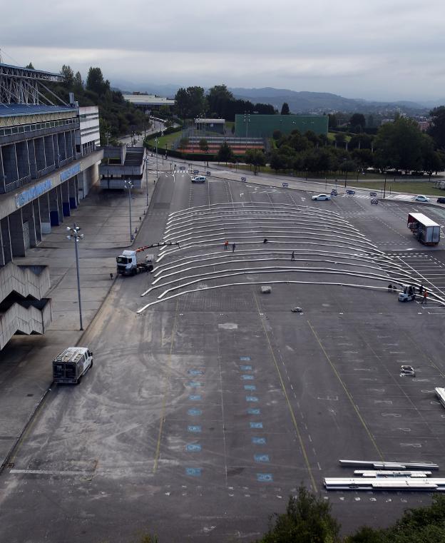 El recinto festivo de La Ería para San Mateo contará con tres zonas para hostelería