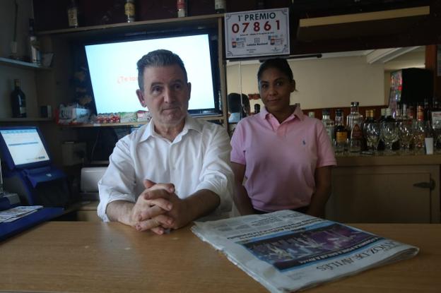 El bar Naranjal da un primer premio de la Lotería Nacional