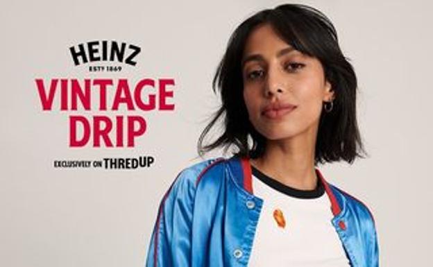 Heinz lanza una colección de ropa de segunda mano con manchas de ketchup