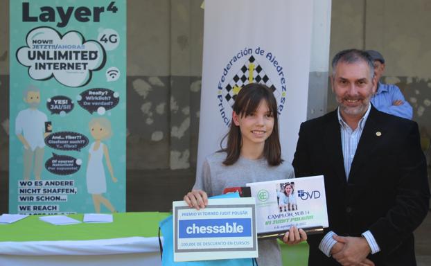 Alina Prochaieva vence en el Judit Polgár sub 14