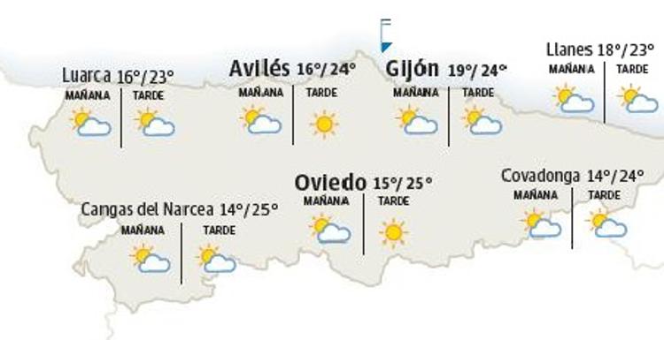 Vuelve a lucir el sol en Asturias