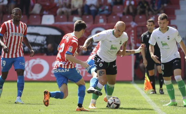 El Sporting se estrella ante el Racing