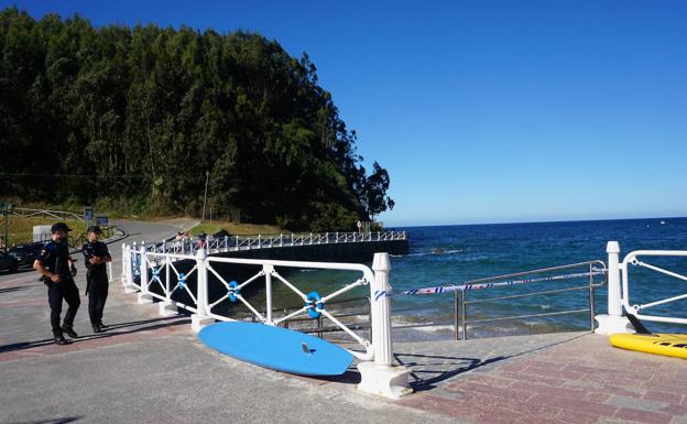 Aparece una granada en la playa de Ribadesella