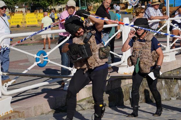 Despliegue en Santa Marina por una granada, que resultó ser «una piña o un juguete antiguo»