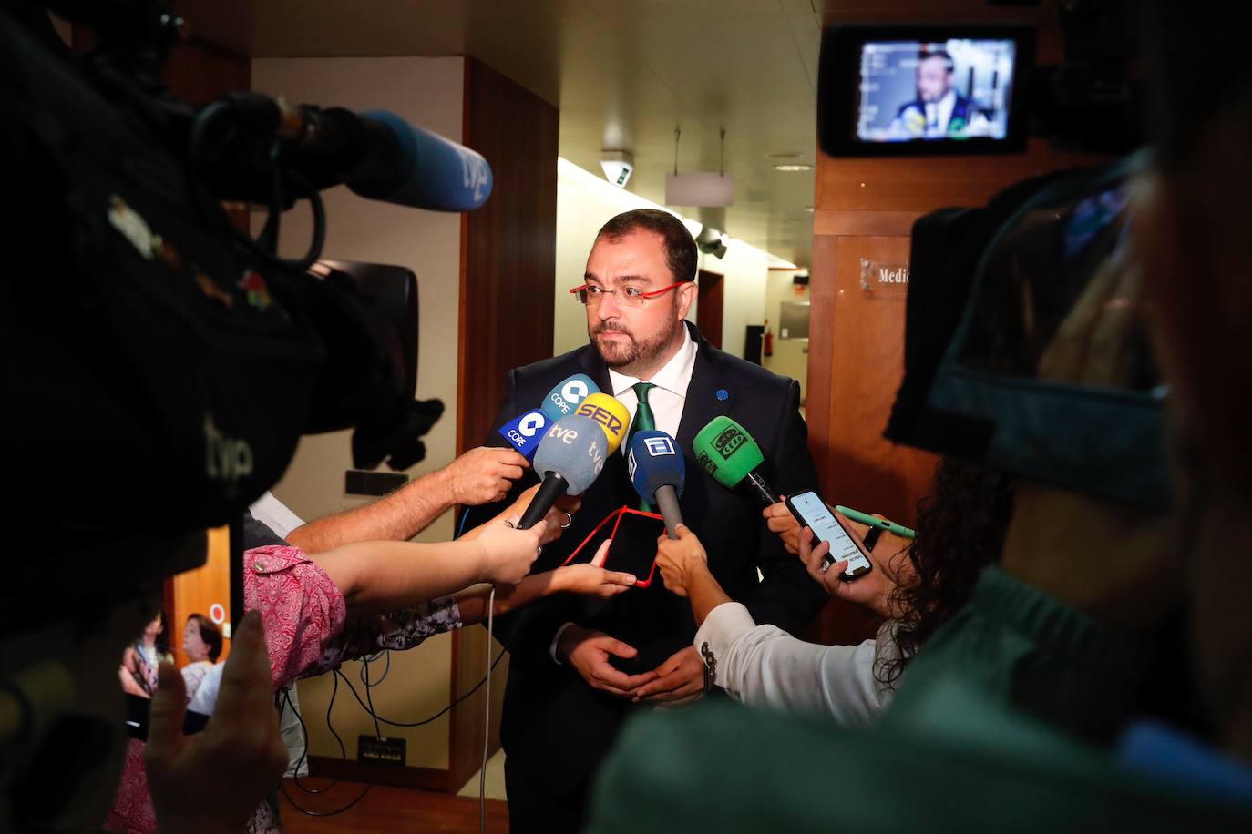 Barbón cree que el conflicto por El Cristo «se puede reconducir» y que la cesión de terrenos «llegará cuestión de meses»