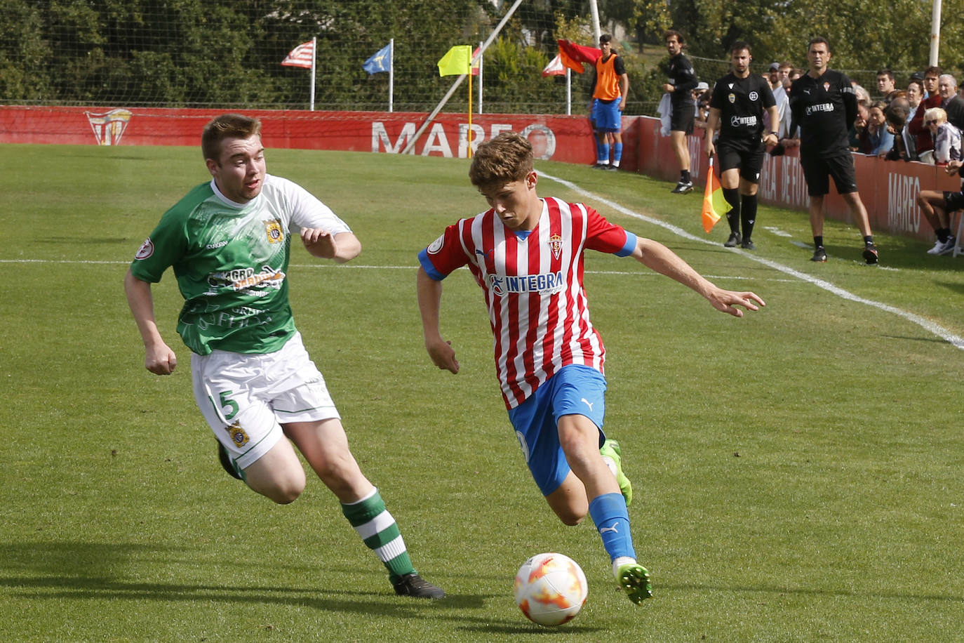 El Sporting B se estrena en Mareo con victoria