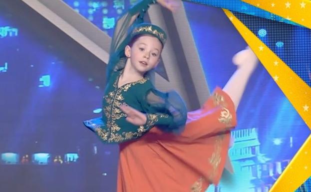 Así ha sido la emocionante actuación de la niña ucraniana en 'Got Talent' que ha terminado con un pase de oro