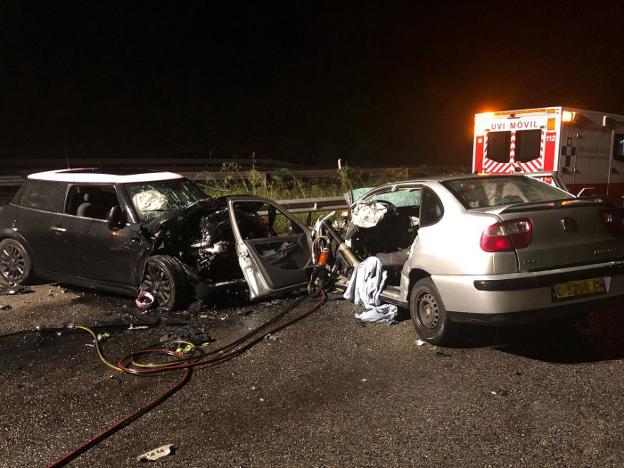 Condenado un kamikaze a tres años y medio de prisión por un accidente en la A-8