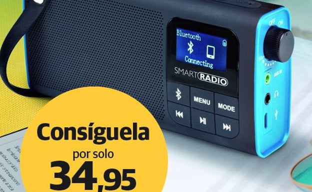 Reproduce tu música y escucha tus emisoras favoritas con esta radio digital multifunción