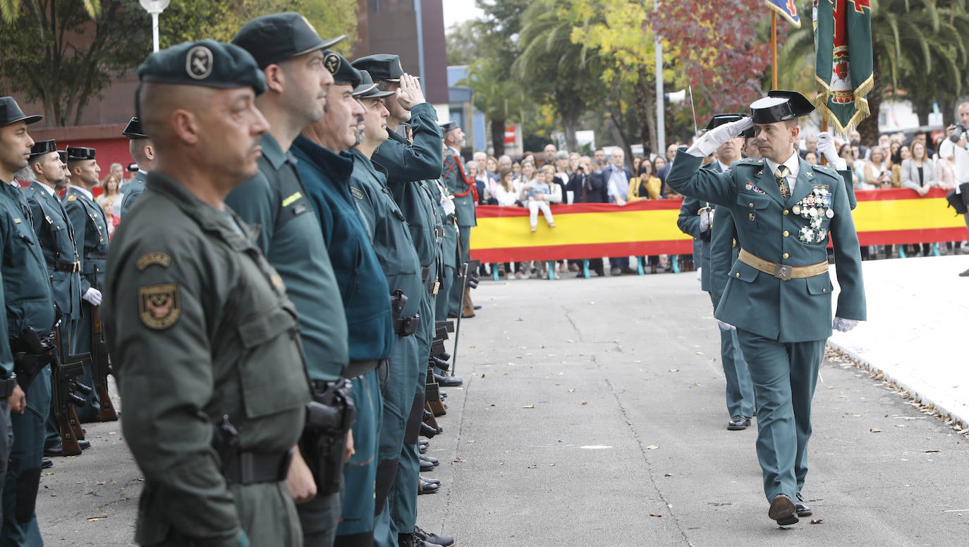 La Guardia Civil de Gijón celebra el Pilar