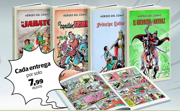 Revive las aventuras de los héroes más famosos con la colección Héroes del Cómic