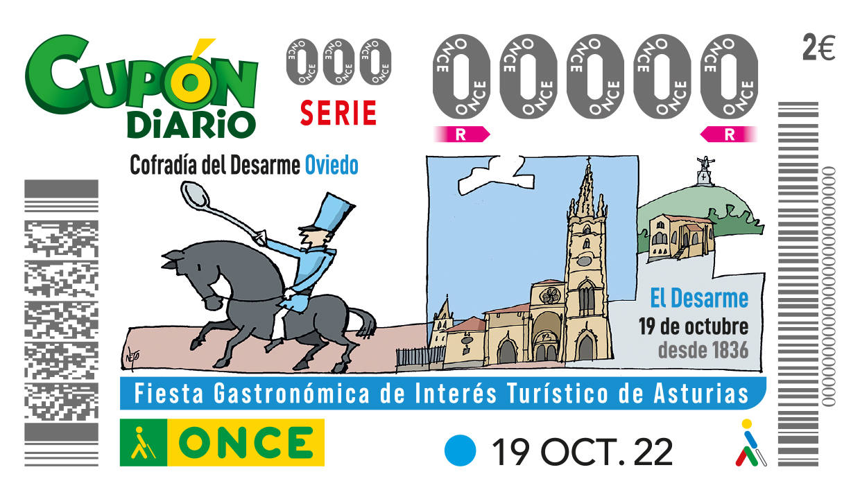 El Desarme reparte suerte en Oviedo: toca 1.550.000 euros en la ciudad