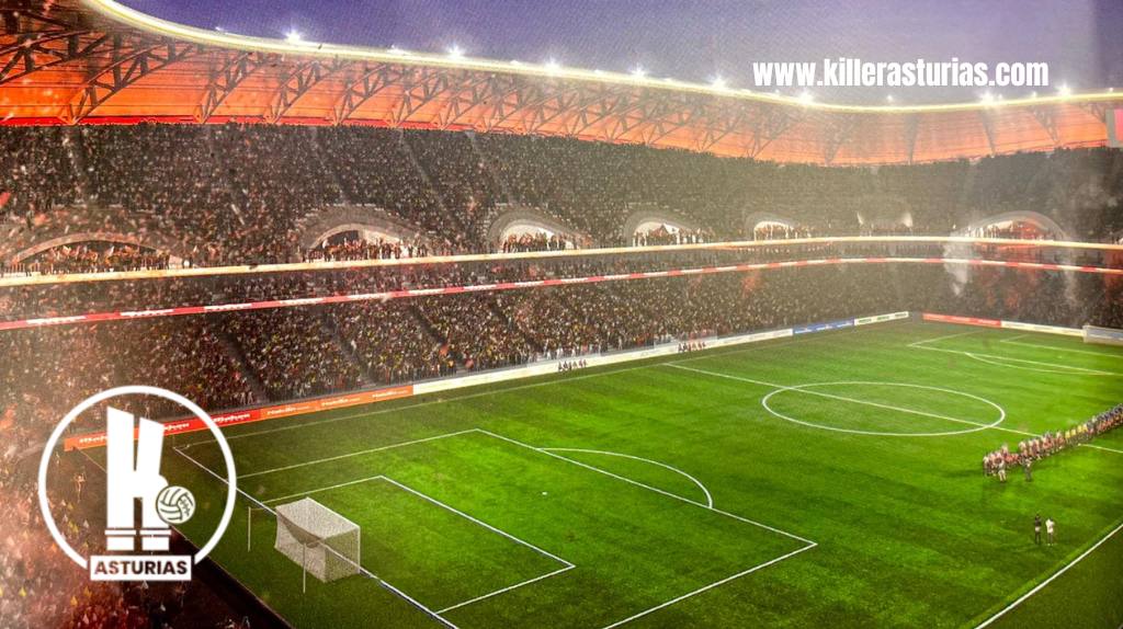 Un Molinón con tres anillos y escudos gigantes