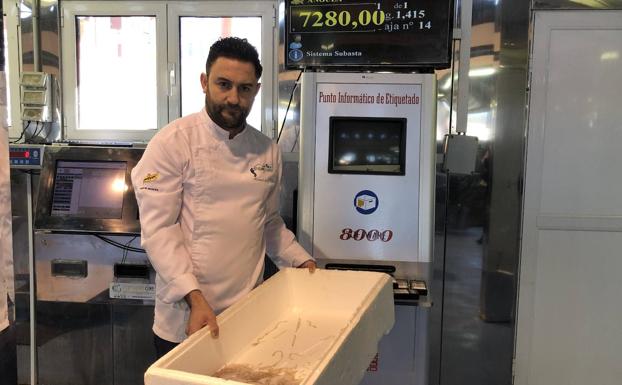 La angula marca un nuevo récord en Ribadesella: 7.280 euros el kilo