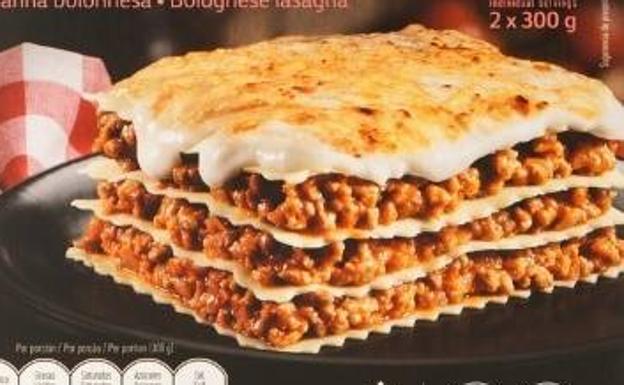 Retiran una lasaña boloñesa por la presencia de un alérgeno no indicado en el etiquetado