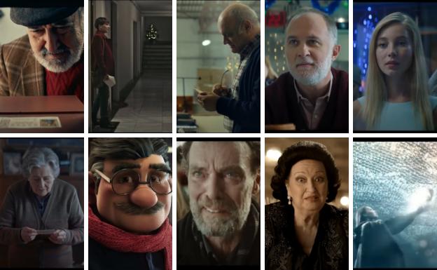 Estos son los anuncios de la Lotería de Navidad de la última década