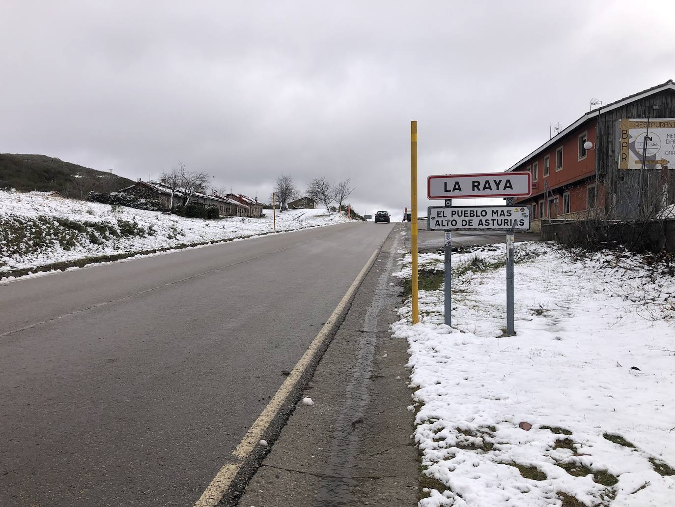 Asturias luce las primeras nieves