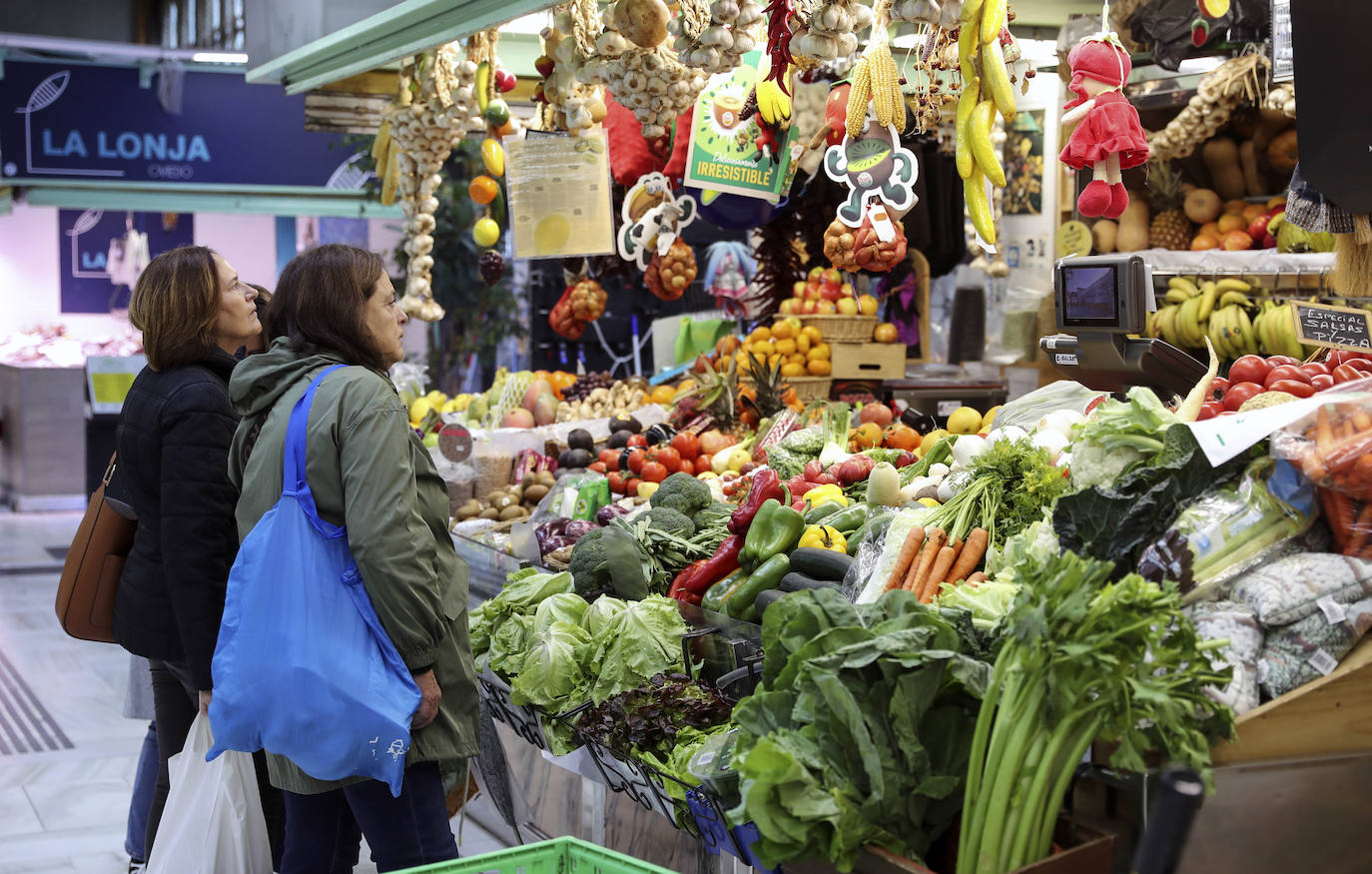 Los precios de los alimentos suben cinco veces más que los salarios en Asturias