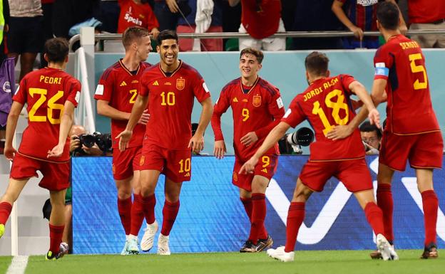 Felicidad compartida en un vestuario entusiasmado tras el 7-0 ante Costa Rica: «Los sueños se crean así»