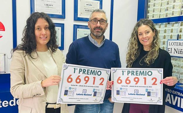 La Lotería deja 600.000 euros en Llanes: «Este año han pasado cosas buenas en esta administración»