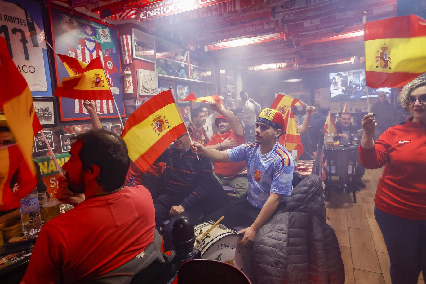 Asturias anima a La Roja