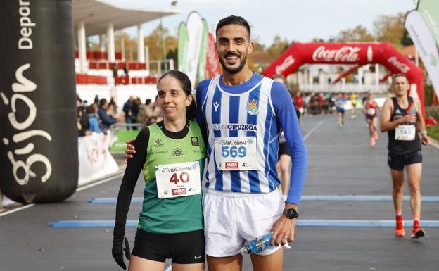 Moha Bakkali y María Suárez se llevan el Villa de Gijón