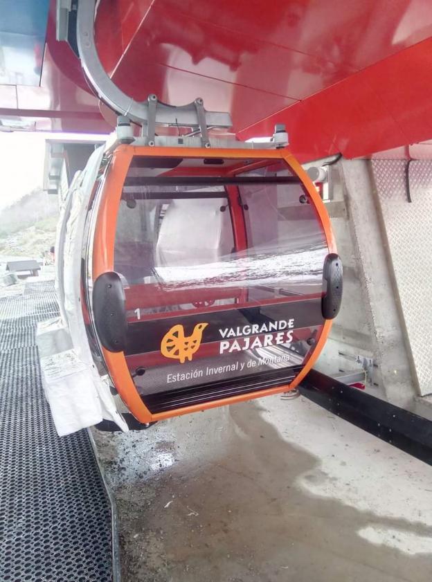 El estrés al que se somete la telecabina: de seis metros por segundo a frenadas en seco