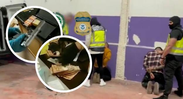 Hallan 600 kilos de cocaína y arsenal de guerra en una nave de Siero en la detención del narco gallego 'Matador'