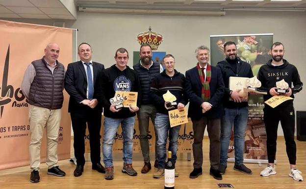 La Colorada y Anleo se llevan el oro y la plata del Concurso de Pinchos de Autor de Navia