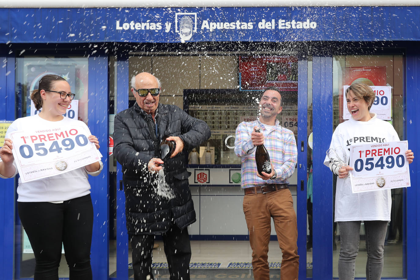 Así celebró Asturias la lluvia de millones