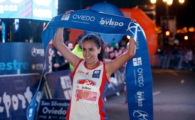 Jaime Bueno y Mariam Benkert vencen en las calles de Oviedo