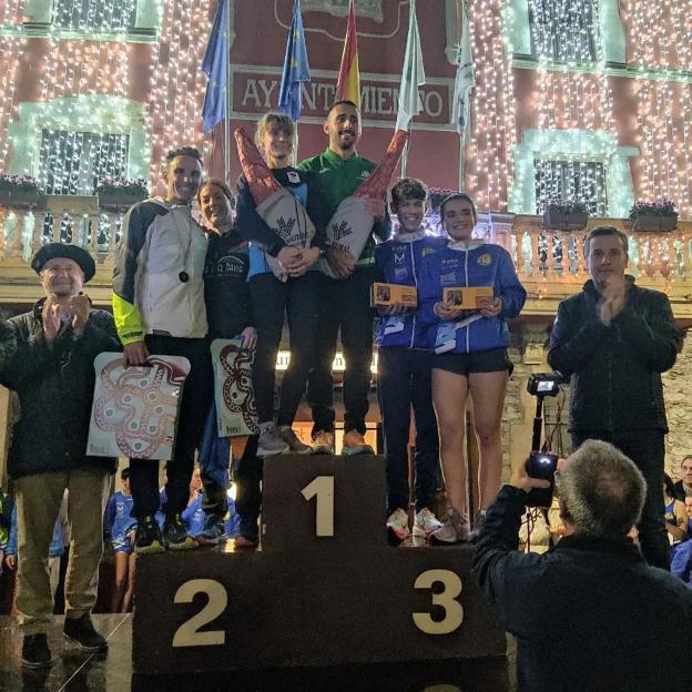 Diego Nogueiro se viste de oro en la cita de Navia