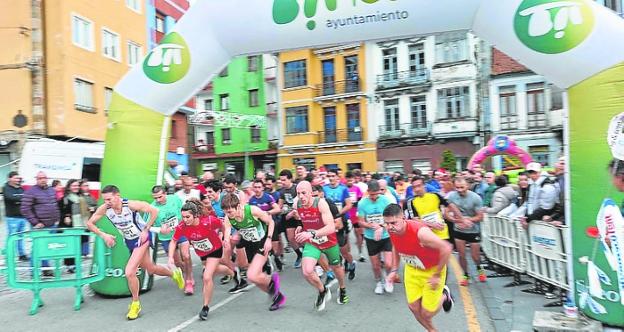 Emocionante duelo de corredores locales