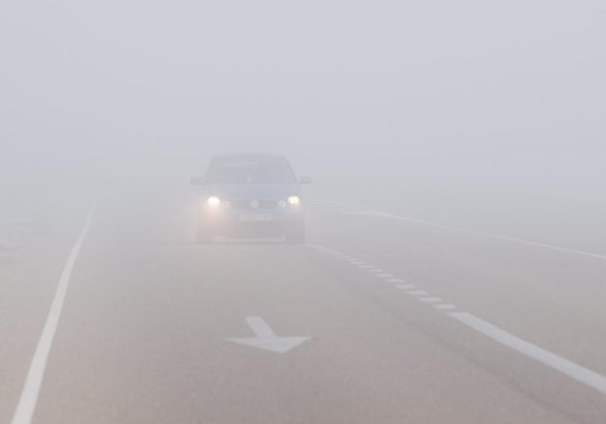 Cómo actuar si te encuentras un banco de niebla en la carretera