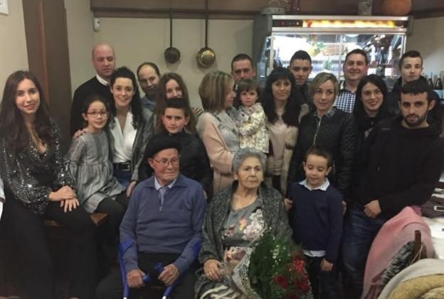 Una familia riosellana con cinco generaciones vivas
