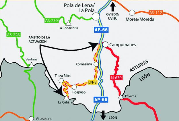 El Principado adjudica «por fin» el arreglo de la carretera de La Cubilla por 1,3 millones