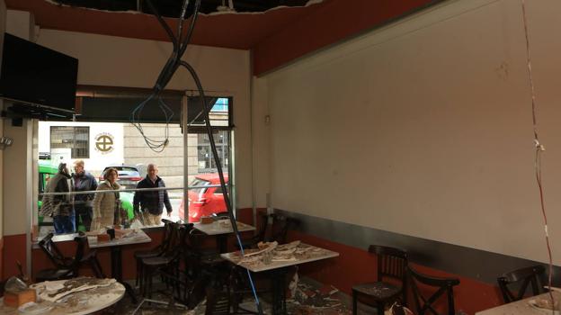 «Empezó a caer y salimos corriendo»