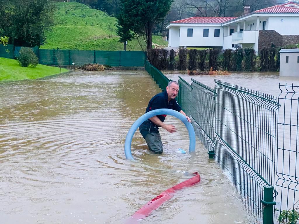 Las imágenes del temporal en Asturias