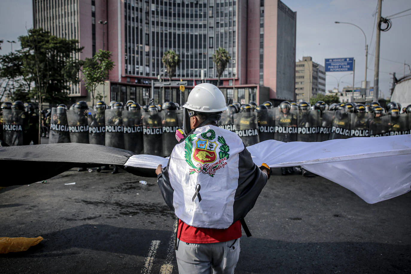 Las imágenes que dejan las protestas en Perú
